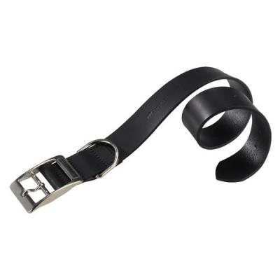 FERPLAST  Natural Leather C 25 Mm 45 Cm Dog Collar Noir
