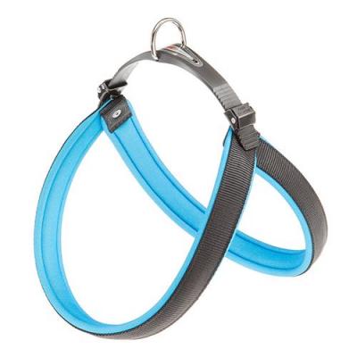 FERPLAST  Agila Fluo 6 Harnais pour Chien Bleu 57 cm x 65 cm x 25 mm
