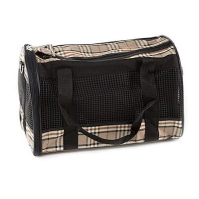 FLAMINGO Sac de transport pour animaux Piccailly Noir et Marron 31817 