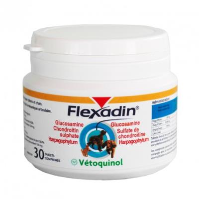 VETOQUINOL  Flexadin Chien Chat 30 comprim&eacute;s