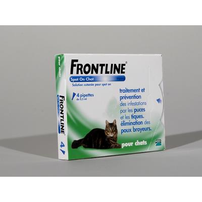Frontline Spot On Pipettes Antiparasitaires Chat Pas Cher