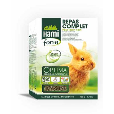 HAMIFORM  - Repas Complet Optima pour Lapin Nain - 900g