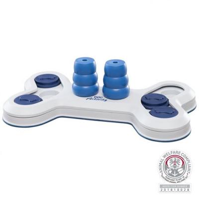 TRIXIE  Dog Activity Flip Bone 32 &times; 18 Cm Game Blanc