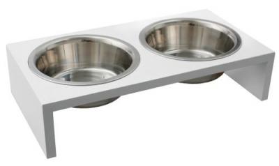 Flamingo Bol D'alimentation Double Kobushi Blanc 2 X 380 Ml 1031110