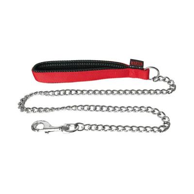 MARTIN SELLIER Laisse pour chien  Cha&icirc;ne forte en nylon rouge