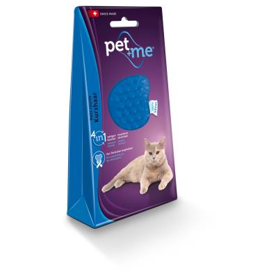 PET+ME  - Brosse petits chiens et chats &agrave; poils ras petme