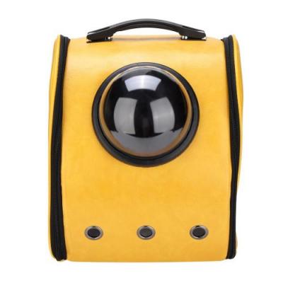 GENERIQUE Sac &agrave; Dos Sac de Transport Voyage pour Chien Chat Animeaux (Jaune) 