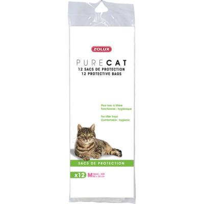 ZOLUX Sacs bac de protection pour chat  (x12)