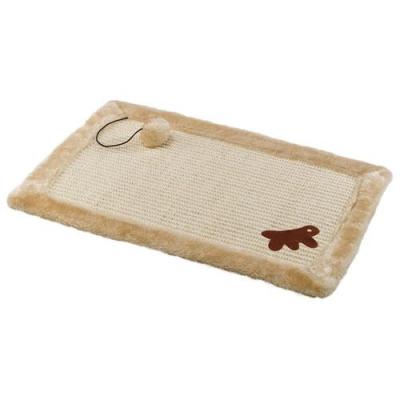 FERPLAST Tapis &agrave; griffes sisal peluche chat chats balle jouet  PA 5616