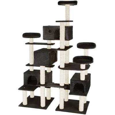 TECTAKE  Arbre &agrave; Chat Entissar 214 cm - noir