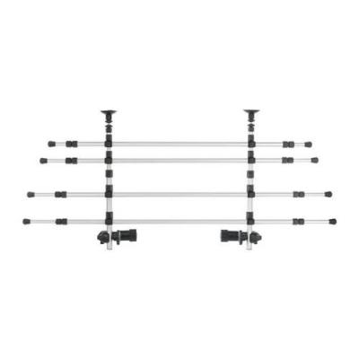 TRIXIE  Grille de protection chiens 105-172cm Aluminium Argent&eacute; et noir