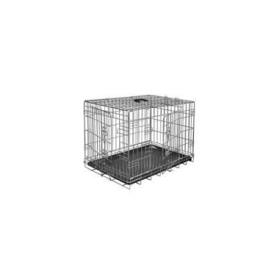 VADIGRAN Cage Metallique Pliable Classic - 61 X 46 X 51 Cm - Argent -Pour Chien