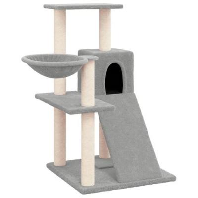 VIDAXL  Arbre &Agrave; Chat Avec Griffoirs En Sisal Gris Clair 82 Cm