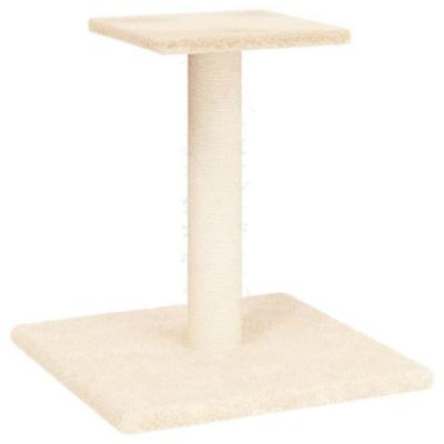 VIDAXL  - Arbre &agrave; chat avec plate-forme cr&egrave;me 38 cm