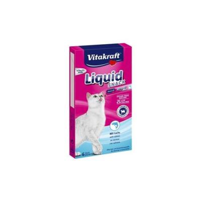 VITAKRAFT Friandises liquides , saumon & om&eacute;ga 3 - lot % : 24 x 15 g