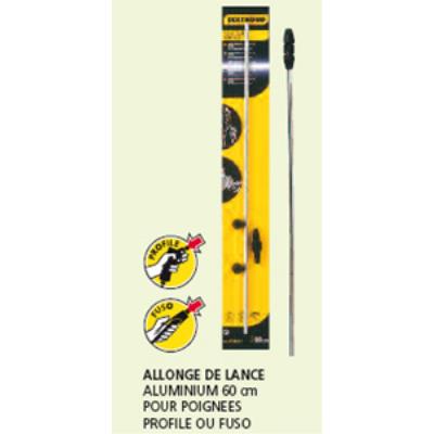 BERTHOUD  Allonge de Lance Aluminium pour Poign&eacute;e Profil Ou Fuso, 60cm