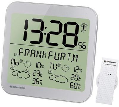 BRESSER  Mytime Meteotime Weather Clock Gris