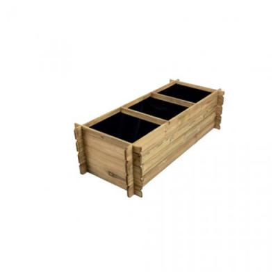 SOLID Carr&eacute; potager rectangulaire