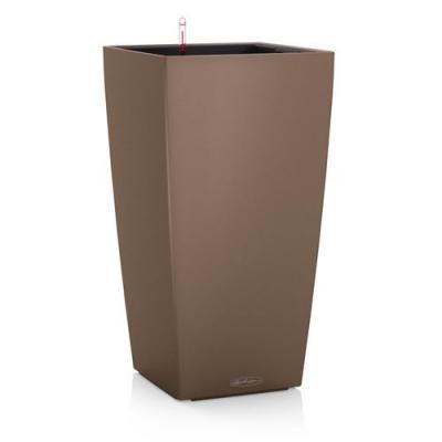 LECHUZA Pot Cubico Color 30  Kit Complet 30 cm - Chocolat - Chocolat