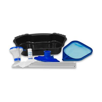 EXIT TOYS Kit de d&eacute;marrage piscine  - bleu/noir - 60x40x30 cm