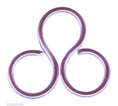 VAESSEN CREATIVE Fil aluminium 2 mm Lavande x 5 m&egrave;tres 