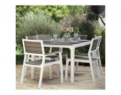 KETER Table  Harmony blanc - capuvvino 160x90 cm