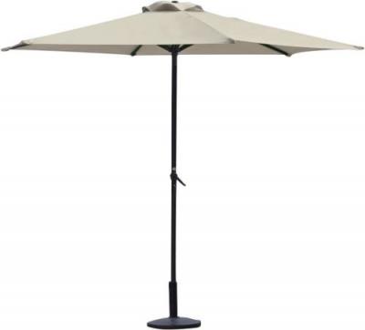 IMAGIN Parasol 3m &eacute;cru structure en alu avec manivelle 