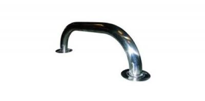 ASTRALPOOL Main courante avec platine &agrave; visser inox l = 2m