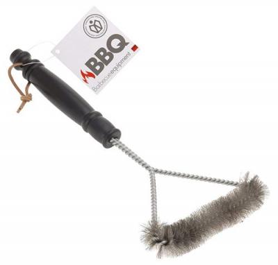 NO LABEL Brosse barbecue triangle - En m&eacute;tal - 18X4X34 cm