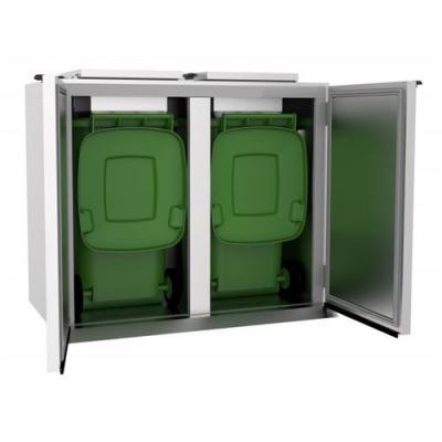  Combisteel R&eacute;frig&eacute;rateur &agrave; D&eacute;chets 2x240L - Combisteel