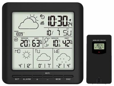 INFACTORY Station m&eacute;t&eacute;o connect&eacute;e avec capteur ext&eacute;rieur FWS-500