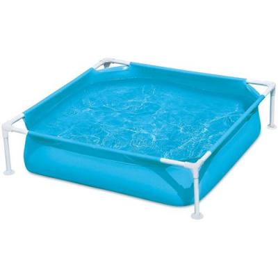 SUMMER WAVES  Petite Piscine Tubulaire Bleu 122 x 122 x 30 cm