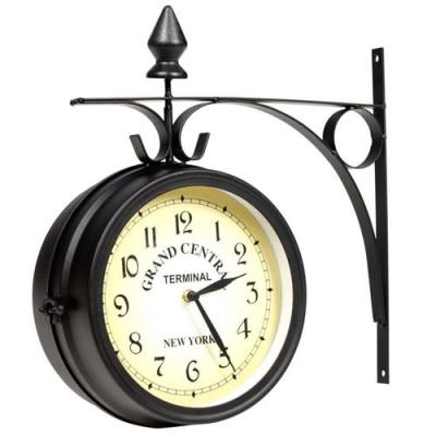 vidaXL Horloge murale double face 20 cm 