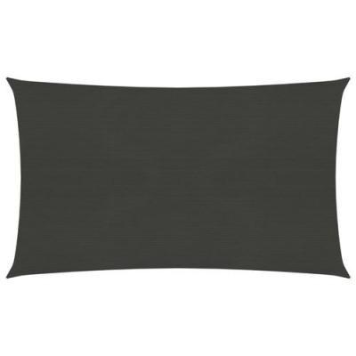 VIDAXL Voile d'ombrage 160 g/m&sup2; Anthracite 5x7 m pehd  Anthracite