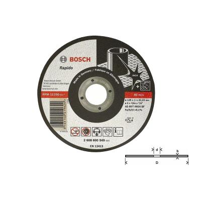 BOSCH Disque &agrave; tron&ccedil;onner  expert for inox 115 x 1 mm 2608600545
