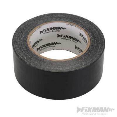 FIXMAN  - adh&eacute;sif toil&eacute; ultra robuste 50 mm x 50 m noir 190160