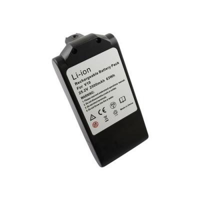 AVIZAR Batterie Li-ion 25.2V pour Aspirateur Compatible Dyson V10 2.5A 63W Noir