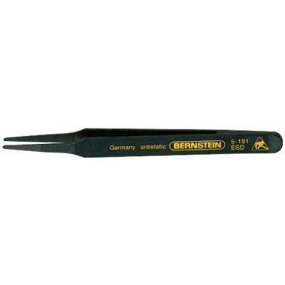 BERNSTEIN WERKZEUG GMBH Bernstein 5-191 Pince brucelle de pr&eacute;cision NK2A plate, ronde 120 mm