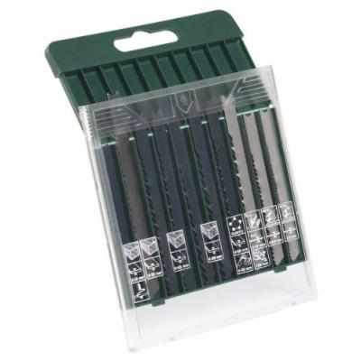 BOSCH  2607019460 Set De 10 Lames De Scie Sauteuse Emmanchement U