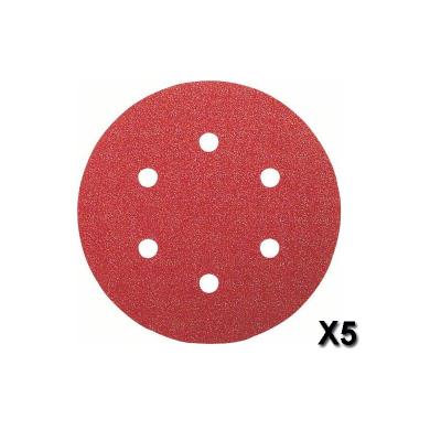 BOSCH  Accessories 2608605085 Disque abrasif 5 pi&egrave;ces 150 mm Grain 40