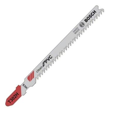 BOSCH Lot de lames de scie sauteuse Clean for pvc T302H - x 3 - 
