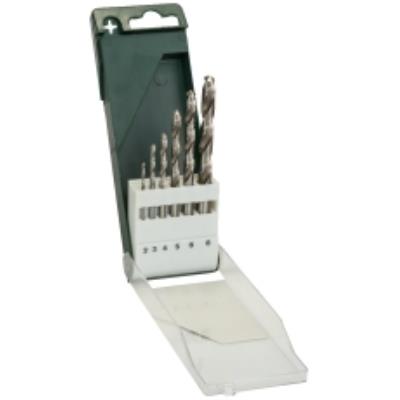 BOSCH  2609255060 Set De 6 Forets &agrave; M&eacute;taux Rectifi&eacute;s Hss-G Din 338