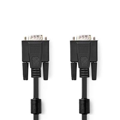 NEDIS C&acirc;ble vga vga m&acirc;le - vga m&acirc;le 20 m noir
