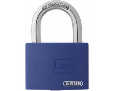  Abus - Cadenas ABVS50005 bleu avec serrure &agrave; cl&eacute; - bleu