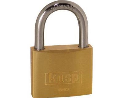  Cadenas Kasp K12050SD or-jaune avec serrure &agrave; cl&eacute;