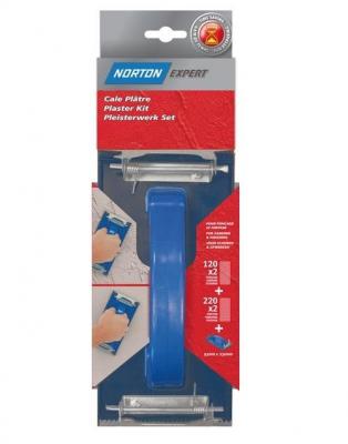 NORTON  Cale &agrave; poncer sp&eacute;ciale pl&acirc;tre + 4 Garnitures 115 x 280 Assortis