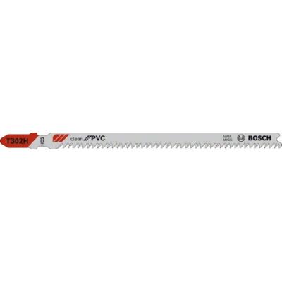 BOSCH  - Lot de lames de scie sauteuse Clean for pvc T302H - x 5