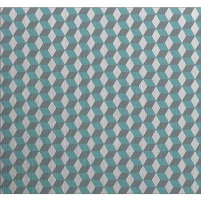 CPM  - Cr&eacute;dence adh&eacute;sive en alu Cube - L. 70 x l. 40 cm - Gris - Cube