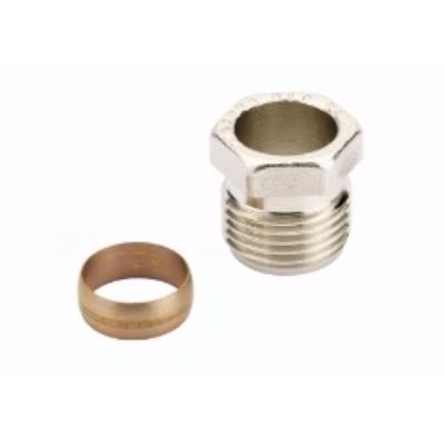 DANFOSS  - Raccord a visser cuivre male 1/2 (14/16)