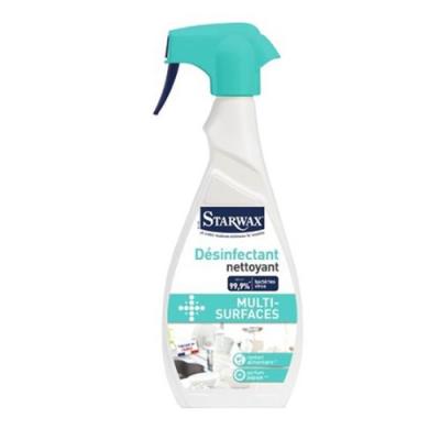 STARWAX D&eacute;sinfectant nettoyant multi-surfaces pulv&eacute;risateur 500ml